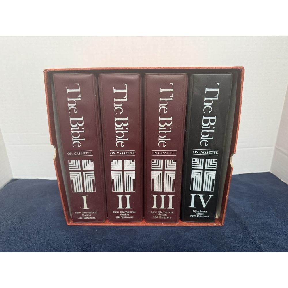 Vintage The Holy Bible on Cassette 48 Tapes King James Version KJV I II III IV